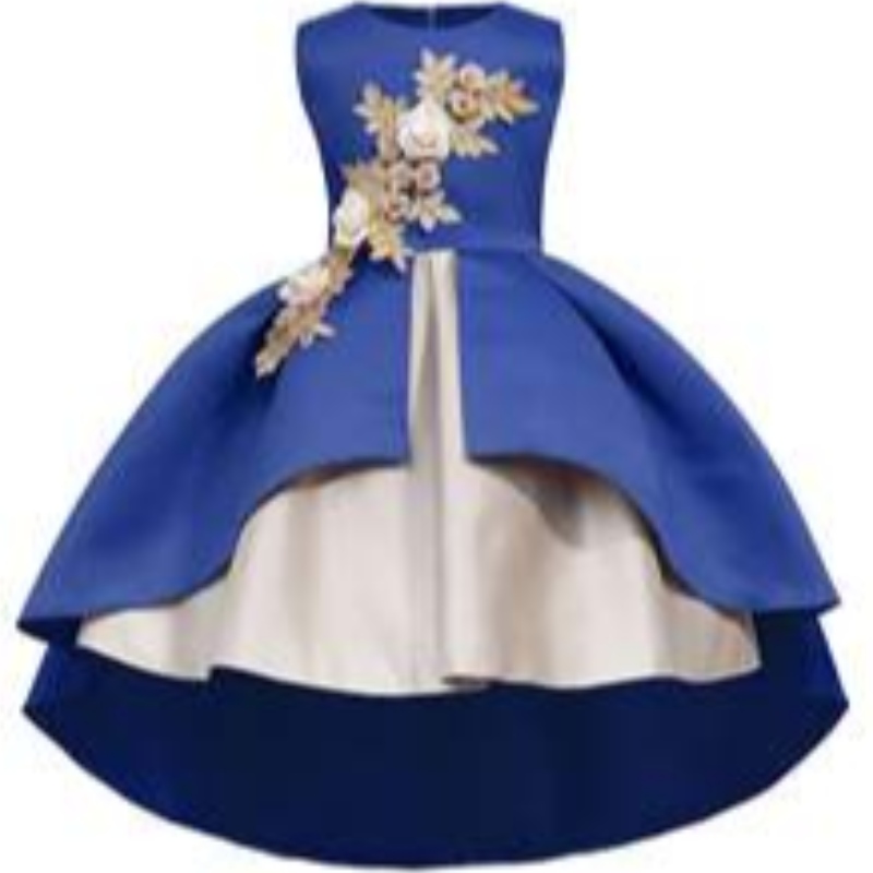 INS Explosion Fancy Kids Dress Abito da festa Floral Ball Ball Abito per un matrimonio di compleanno