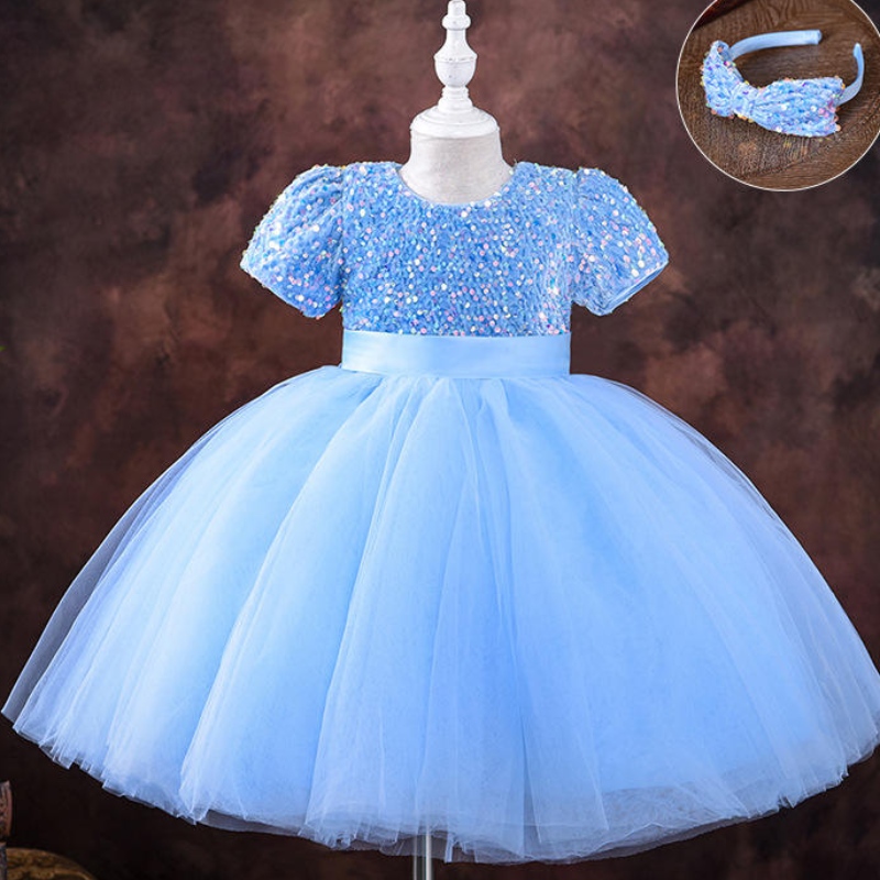 5-9 anni Girls Princess Abito Pace in pizzo Tulle Feeding Party Abito soffice per bambini Bambini per bambini