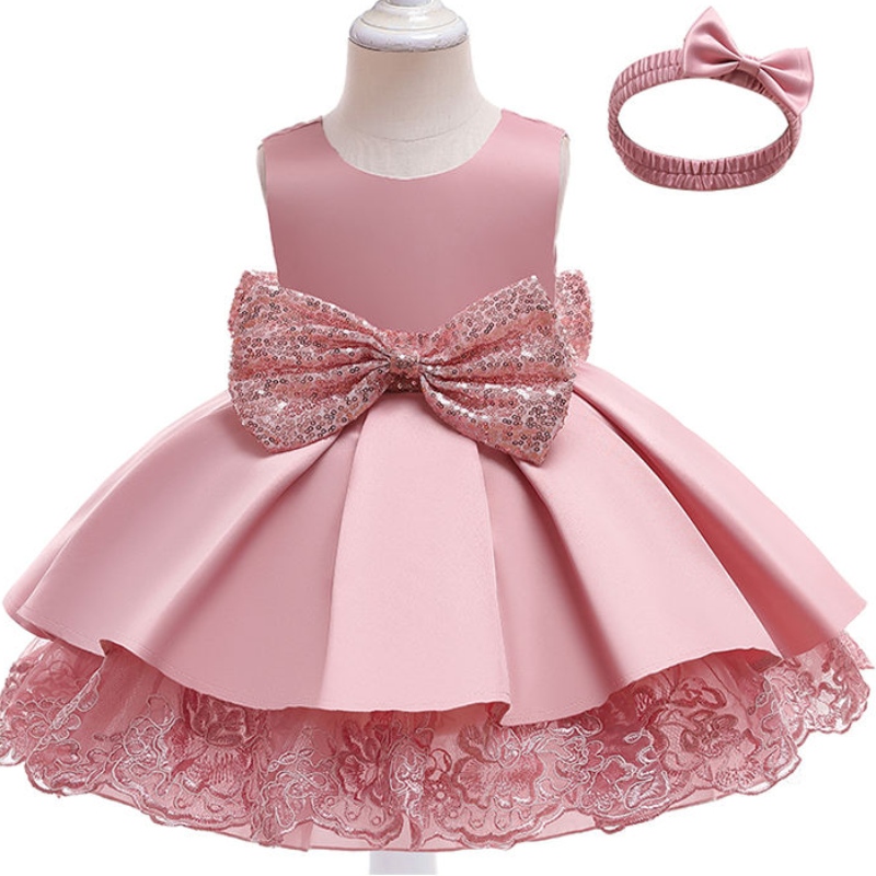 Baby Birthday Battesm Battesm Paiugine abito tutu Kids abbigliamento per ragazze per ragazze abiti da sposa