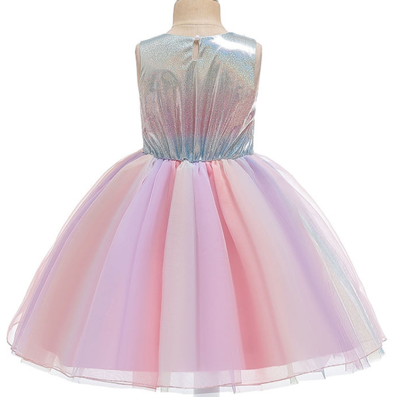 Ansoo Summer Flower Kids Abito soffice per ragazze 2 colori BAMBINA Girl Party Tut Rosa vestito Principessa