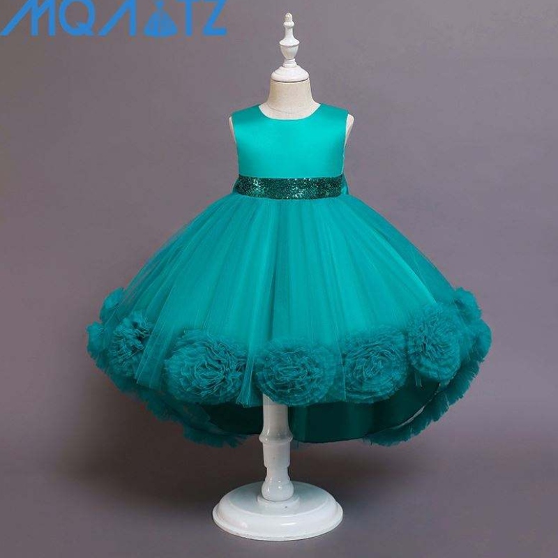 Baige Hot Sale Girl Girl Party Dress Abito Abito per bambini Abito da ragazza di fiori lunghi