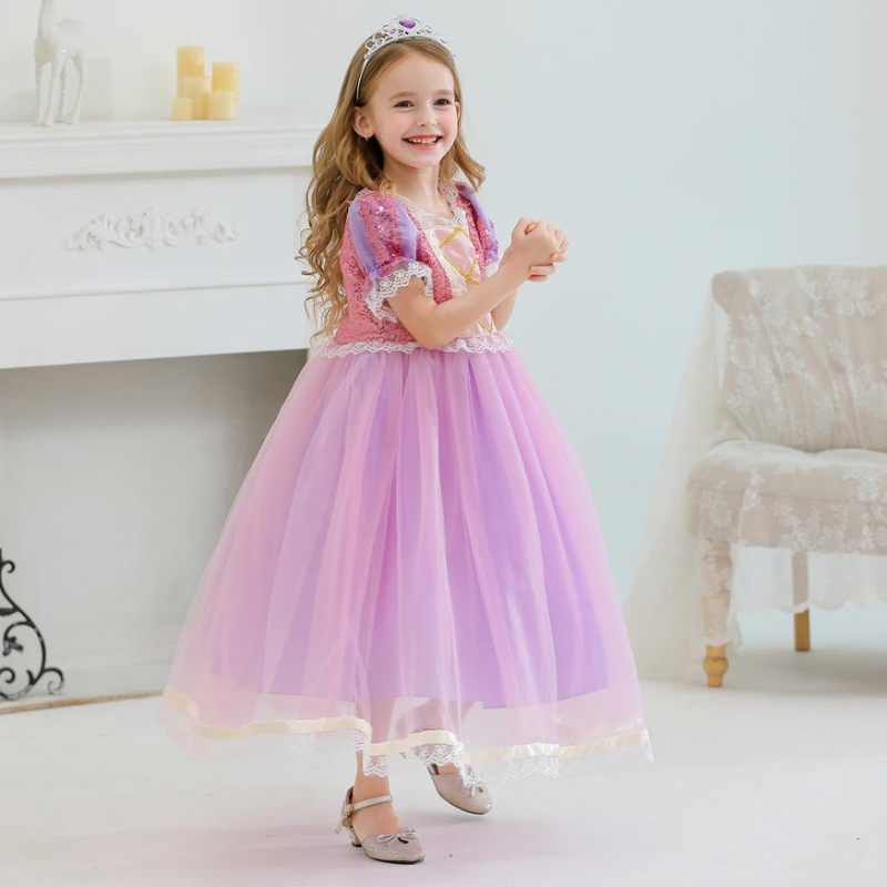 Girls Princess Inspited Dress Party Cartoon Character Girls for Girls Dresses