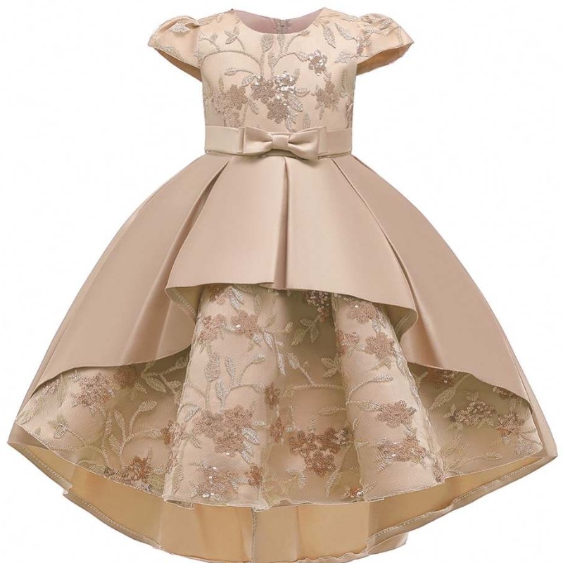 Ultimi disegni per bambini Princess Pageant Wedding Birthday Formale Flowlowaltail Girl Dresses