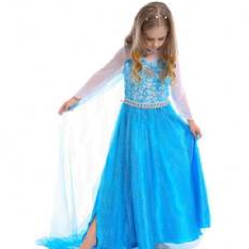 Baige TV&movie Elsa Anna Girl Party Performance Dresses Halloween COSPLAY Abiti Costumi