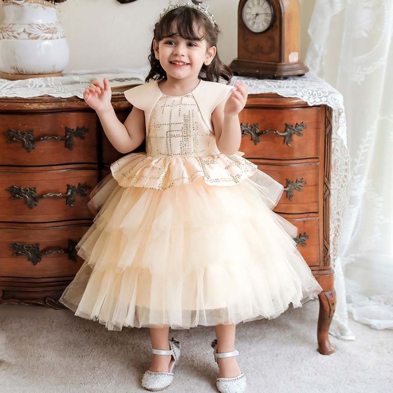 Baige Children First Birthday Dress Baby Girl Baptism Dresses Princess First Party Abito TutU