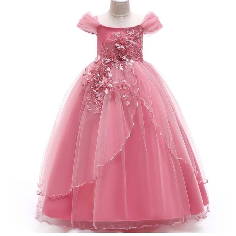 Baige Wholesale Kids Wedding Ball Ball Abito da ballo Fancy Princess Belly Girl Girl Party Dress