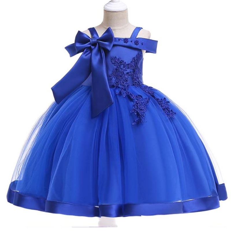 Baige New Kids Party Dress Wholesale Baby Children Design Kids Girl Dress L5081