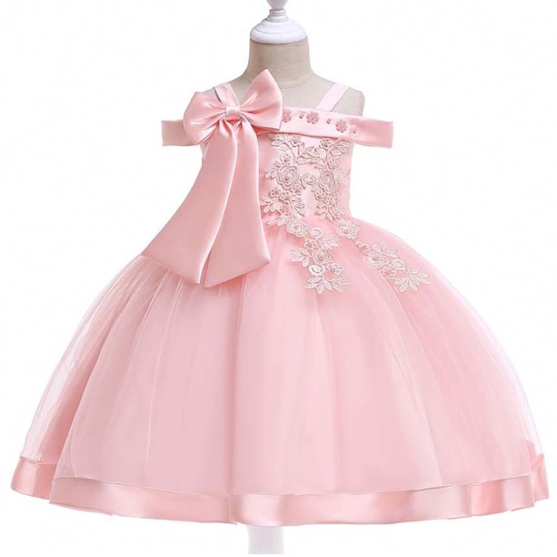 Baige New Kids Party Dress Wholesale Baby Children Design Kids Girl Dress L5081
