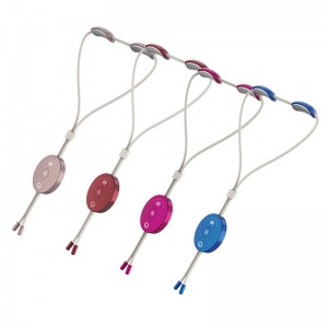 Massager del collo di impulso elettrico portatile per sollievo dal dolore, massaggio al collo intelligente con massaggiatore del punto di innesco di calore