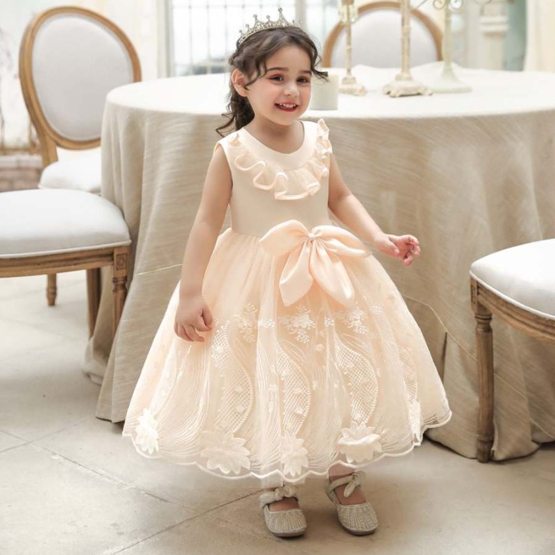 BAIGE ABBIGLIAMENTO BAGNA BAGNA BAGNALLA COMPLETMENTO Abito da festa per bambini abiti da battesimo principessa