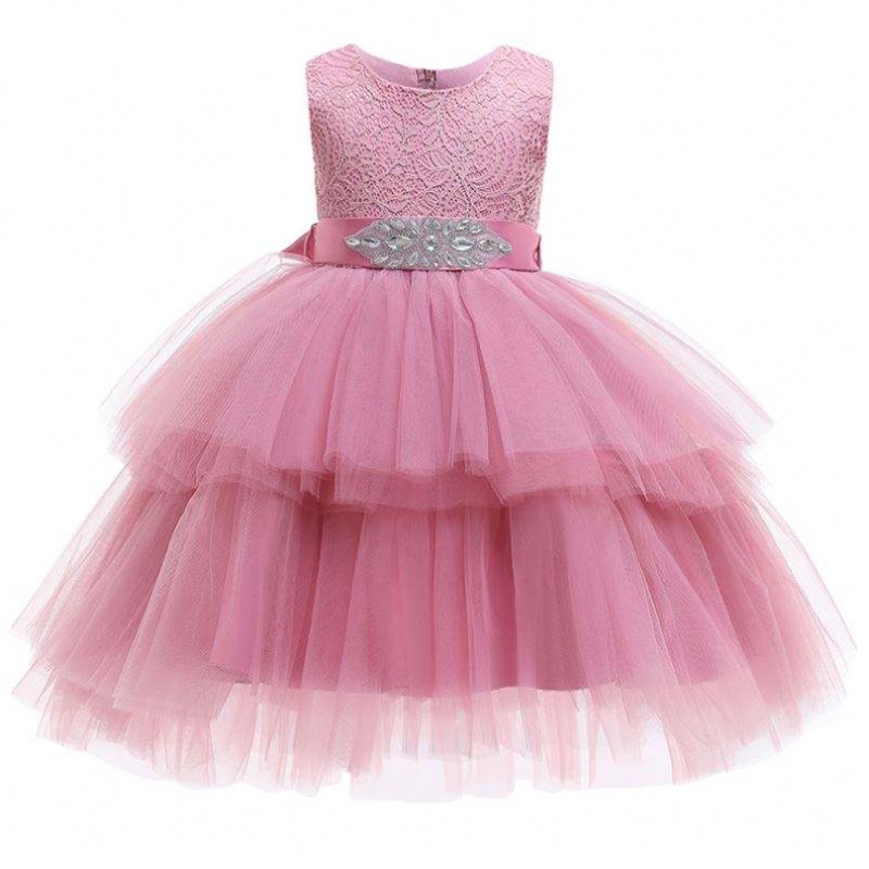 Supper Fashion Children Fancy Party Dresses Designs Lace Designs Girls Abito Birthday Tuttu Dress L1746