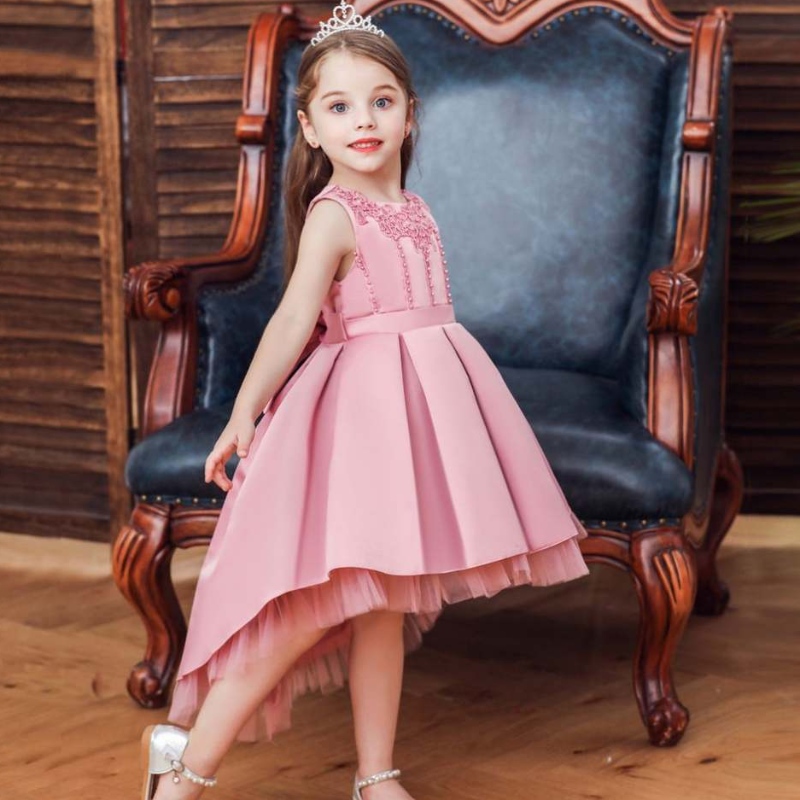 Abito da festa per bambini all'ingrosso Flower Girl Princess Birthday Party Summer Dress for Girls 186