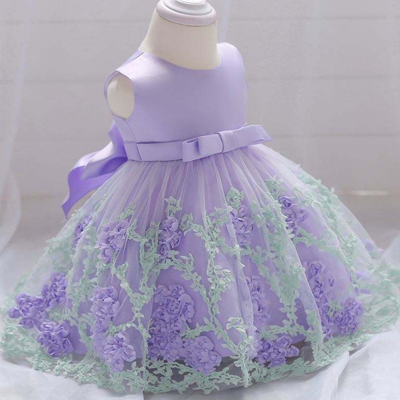 Baige China Factory Direct Price Direct Kids Summer Flower Mini Dress Kids Guements L1845xz