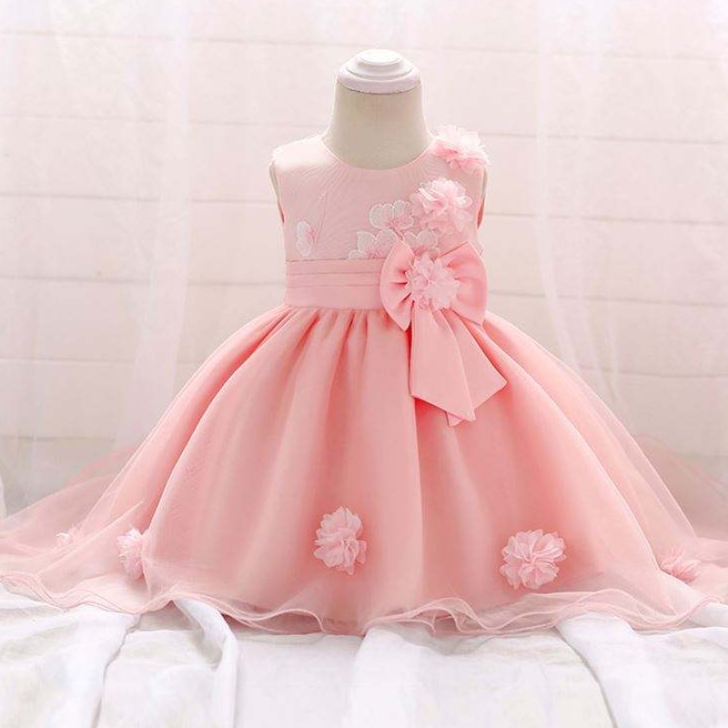 Maqtz Factory Direct Wholesale Girls Dresses Kids Bow Christmas Party Evening Dressing Abito per ragazze