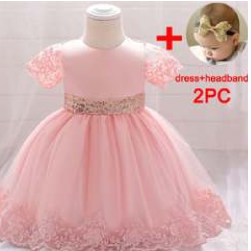 Baige Wholesale Kids Birthday Dresses Girl Costume Gold Line Gold Children Abiti da festa L1926XZ