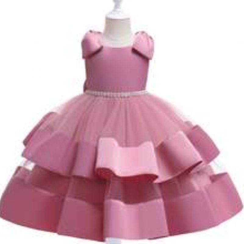 Baige 2021 di alta qualità per bambini Girl Birthday Collection per bambini abiti da ballo per bambini abiti da ragazza