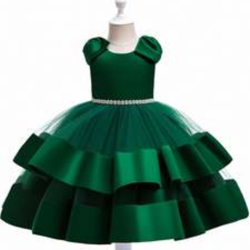 Baige New Collection Clothes Girls Girls Dresses Party Dresses Elegant 3 anni abiti da ballo per bambini