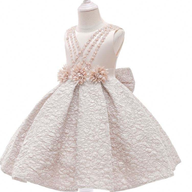 Nuovo arrivo maxi abito maxi arruffato di arrivo abito da bambina per bambini per fiorire&compleanno