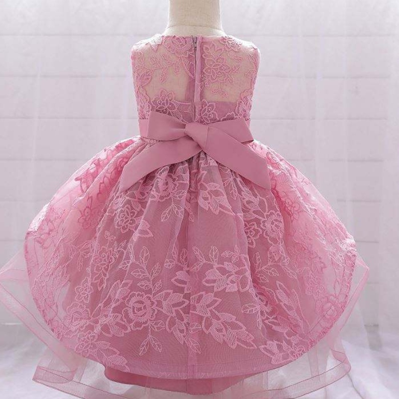 Baige 2021 di buona qualità New Baby Frock Design Bambini per bambini Abito da pista estivo T1939XZ