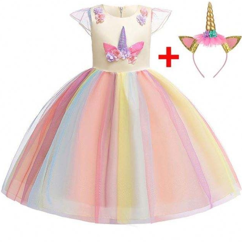 Baige increspatura di alta qualità unicanodo per bambini bambini bellissimi abiti modelli abiti smock abbigliamento djs003