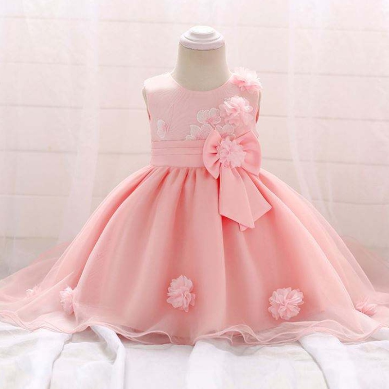 Baige Wholesale Flower Girl Girl Dresses Children Summer Sleeveless Kids Dress T1866XZ