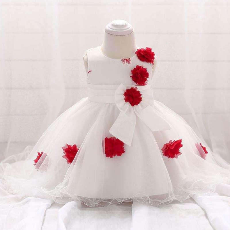 Baige Wholesale Flower Girl Girl Dresses Children Summer Sleeveless Kids Dress T1866XZ