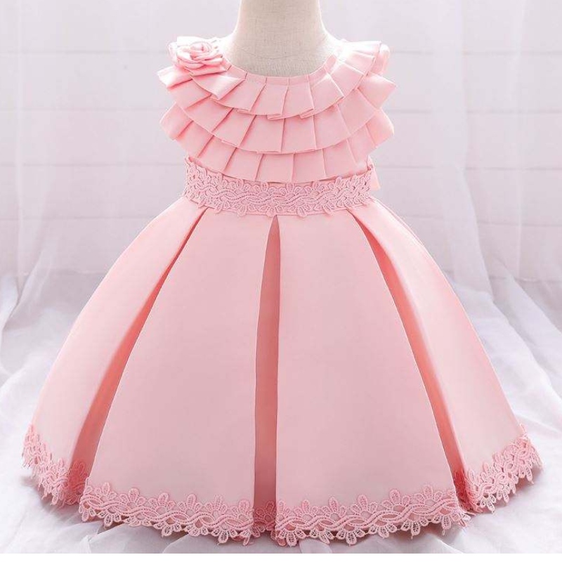 BAIGE Nuovo stile Princess Flower Girl Abito da sera abito da sposa L1976XZ