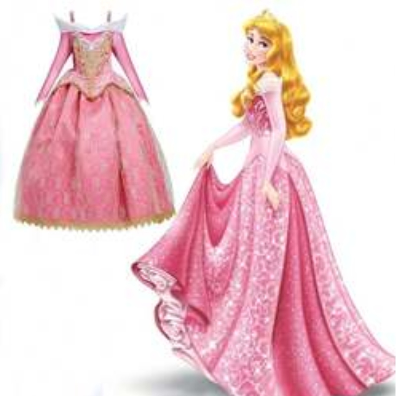 2021 Autumn e inverno New Girl Dress Dreed Sleeping Beauty Princess Aello Lace Dress AL001