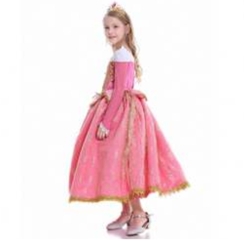 2021 Autumn e inverno New Girl Dress Dreed Sleeping Beauty Princess Aello Lace Dress AL001