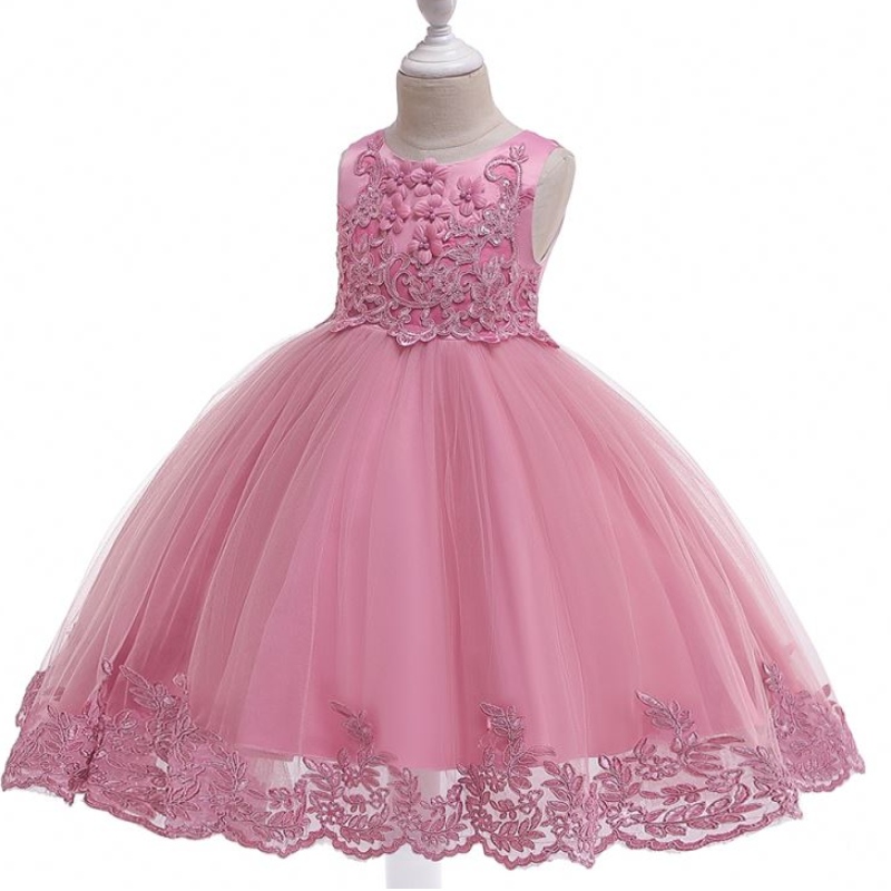 Baige Girl Princess Luxury Dresses Wreeveless Dress Kids Kids Ball Ball Birthday Party L5097