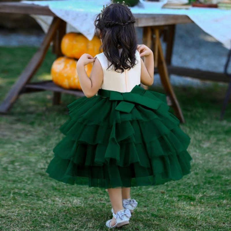 Baige Girls Girls Tulle Dress Fashion Baby Girl Dress Abito da festa carino