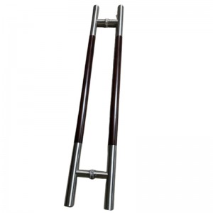 SS-039 Contemporanea impugnatura a doppia faccia a doppia facciata a doppia faccia, impugnatura in vetro in acciaio inossidabile