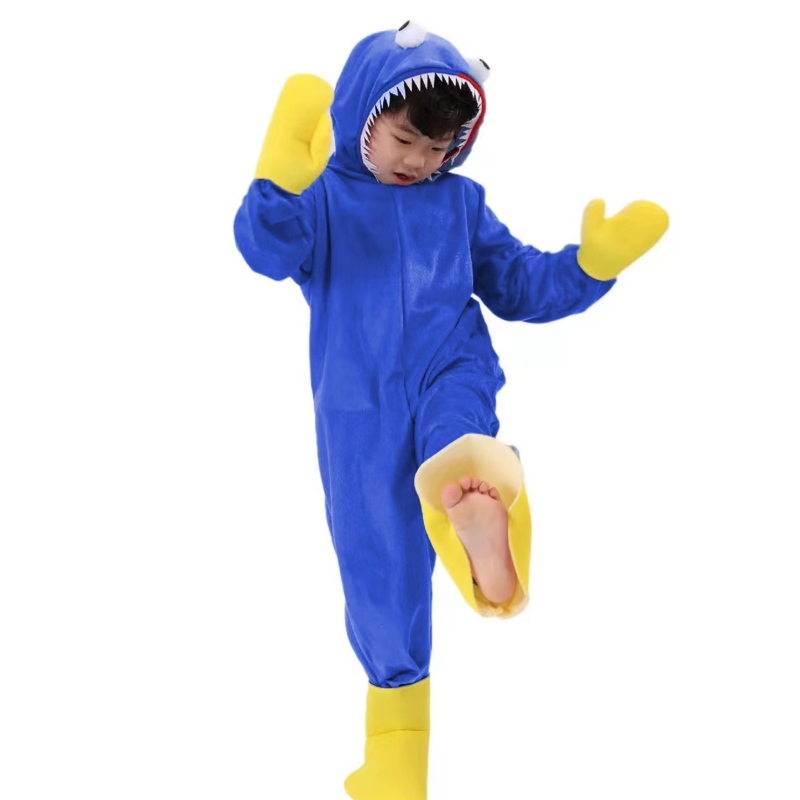 Nuovo Arrivo Hot Poppy Playtime Costume Blue Poppy Cartoon Abbraccio Gy Wuggys Cosplay Monster Halloween Salt