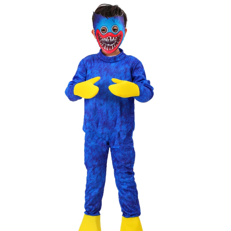 Nuovo arrivo Hot Poppy Poppytime Costume Halloween Blue Poppy Cartoon abbraccio Gy Wuggys Cosplay Monster salta per bambini