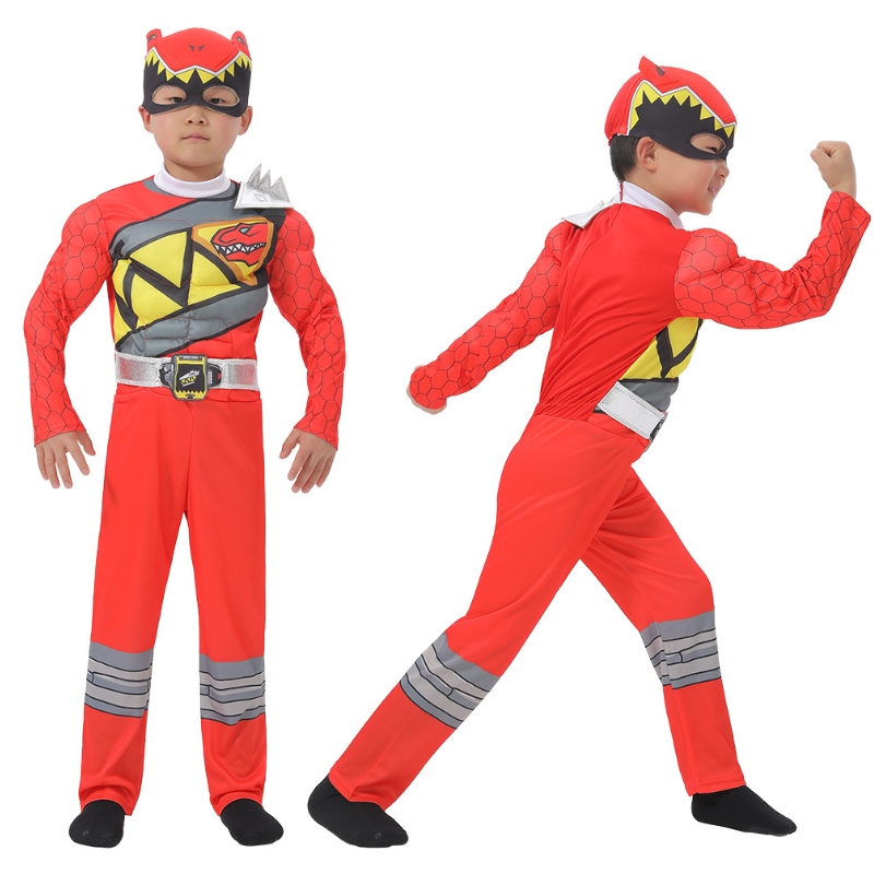 Red Power Rangers Costume per Toddlers Red Ranger ufficiale con licenza