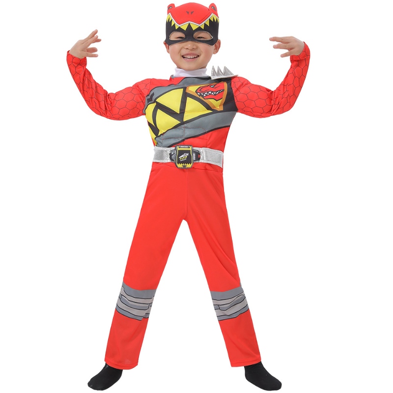 Red Power Rangers Costume per Toddlers Red Ranger ufficiale con licenza