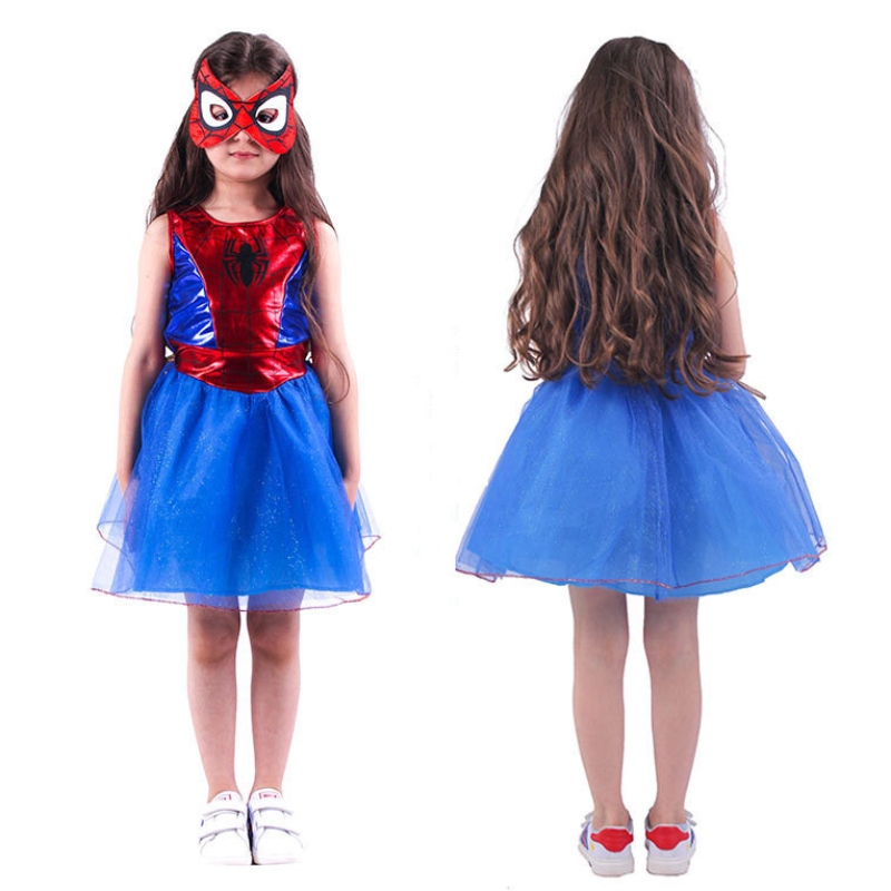 Days Day Spider Girls cosplay Costume costume per la festa di fantasia di compleanno per bambini