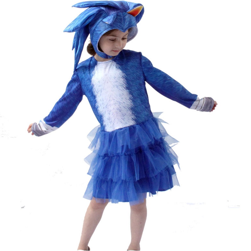 Days Day Sonic Hedgehog Girls COSPLAY ABBIGLIAMENTO E ASSEGGI