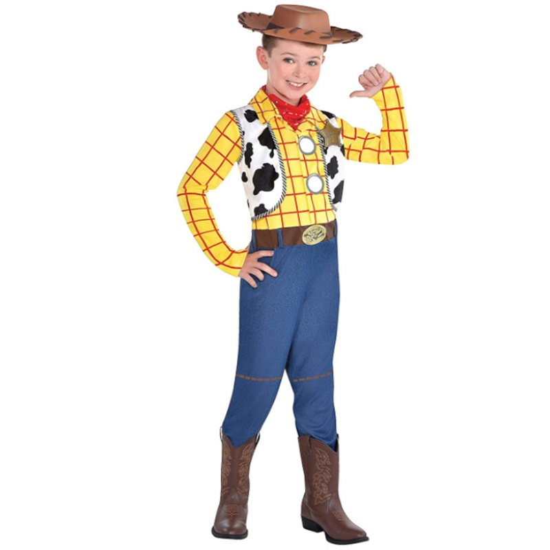 Costume anime del personaggio dei cartoni animati di Halloween Costume da cowboy