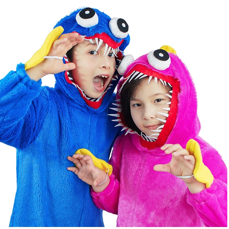 Nuovo design per bambini salto per bambini Poppy Playtime Cosplay Costumi di Halloween per ragazzi e ragazze