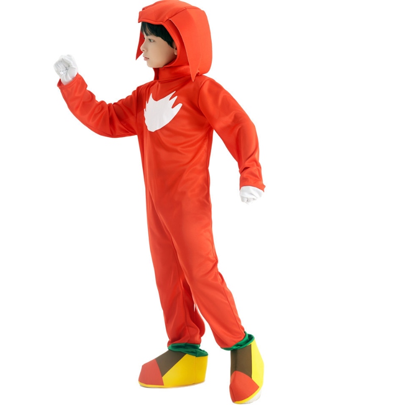 Costume da cosplay rosso per bambini Halloween Party Sonic Rat turisce