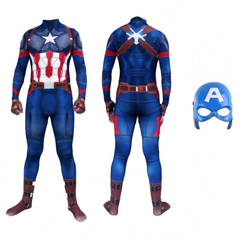 Avenger Winter Guard for Halloween Kids&men America TV&movie Game cosplay China Factory Forniture Collant il costume del Capitano