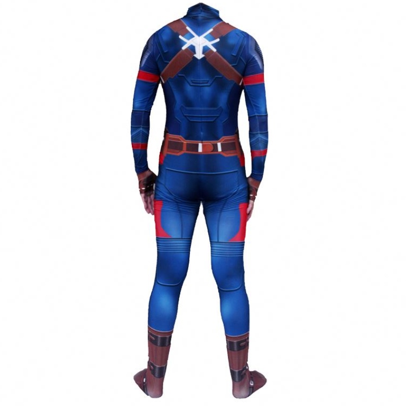 Avenger Winter Guard for Halloween Kids&men America TV&movie Game cosplay China Factory Forniture Collant il costume del Capitano