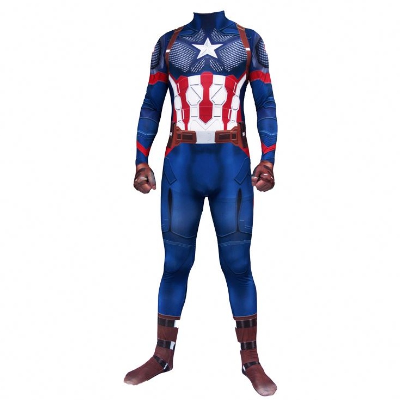 Avenger Winter Guard for Halloween Kids&men America TV&movie Game cosplay China Factory Forniture Collant il costume del Capitano