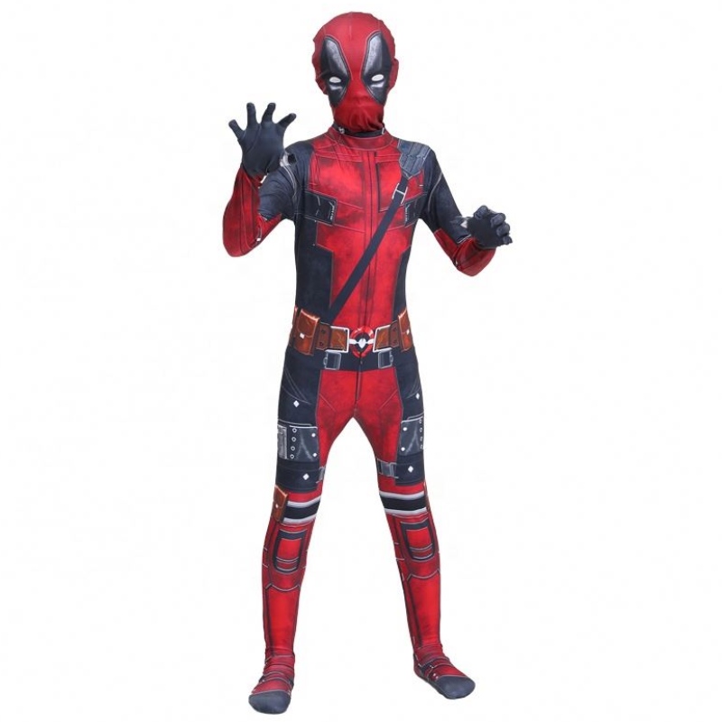 Boys Cool Movies Anime Superhero Halloween di Natale Regali Cosplay Dead Pool Costa