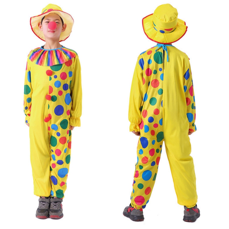 Costume per bambini di Halloween costume da clown costume da cosplay