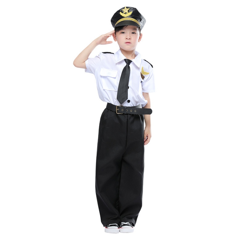 Vestiti per bambini deluxe pilota costume set Young Captain Role Play Suit