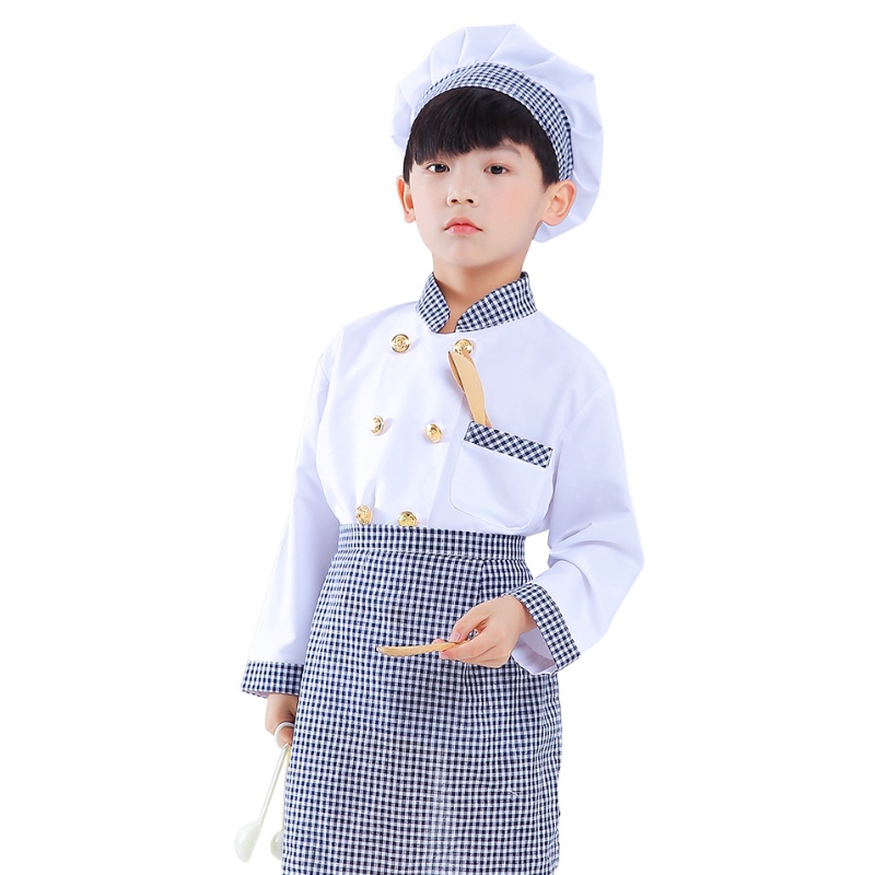 Ruolo chef costume da chef di Halloween Dresse in costume con accessori realistici