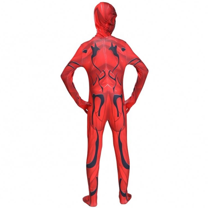 Film rosso Marvel Special Body Aulls Boys Boys Superhero Onesie Stretta Halloween Scorpion Venom Spiderman Costume Cosplay