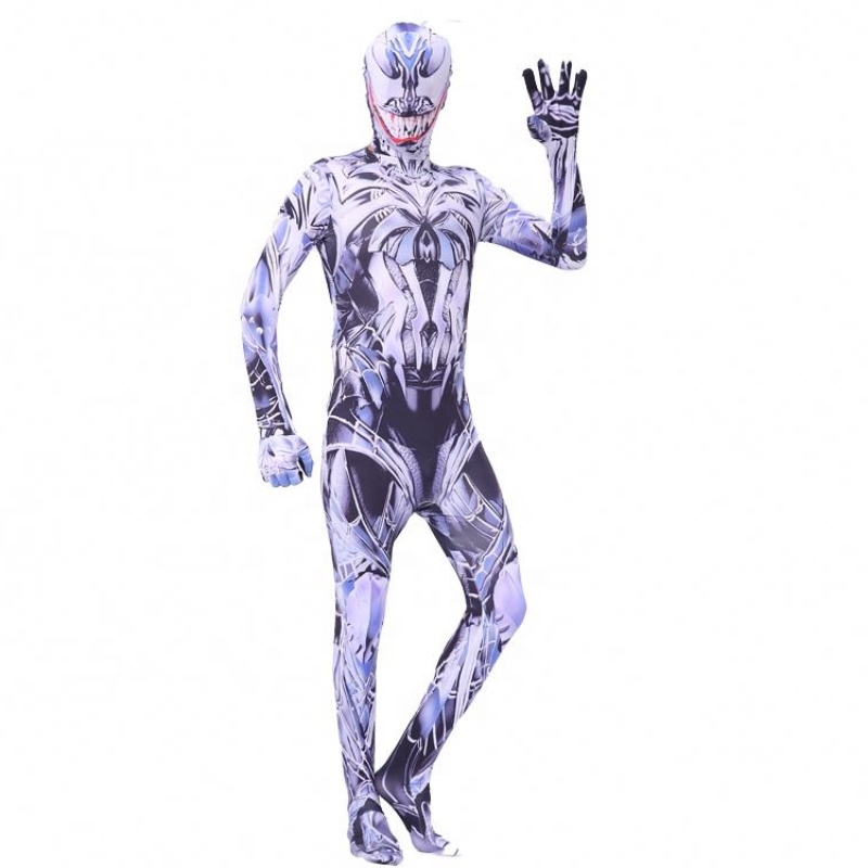 Design Special Design Movie Fancy Bodyuit Adults Children Boys Superhero Jumpuit Halloween Venom Spiderman Costumi Cosplay